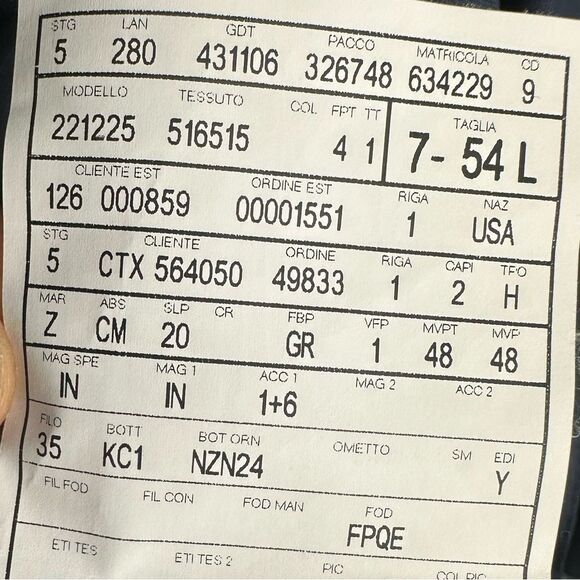 Ermenegildo Zegna Trofeo 600 Mila Suit 54L - US 44L Luxury Italy Wool Silk Blend - Picture 9 of 10